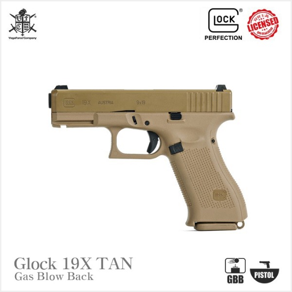 [근일입고] [VFC] Umarex Glock19X TAN GBB Pistol