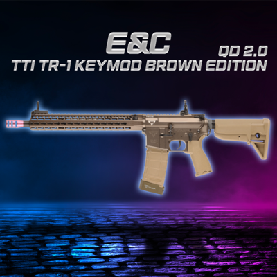 [E&amp;C] EC-885 TTI TR-1 Keymod Brown Edition