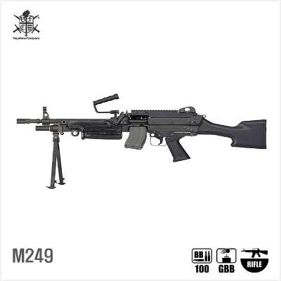 [근일 입고] [VFC] M249 GBBR BK 블로우백 가스건